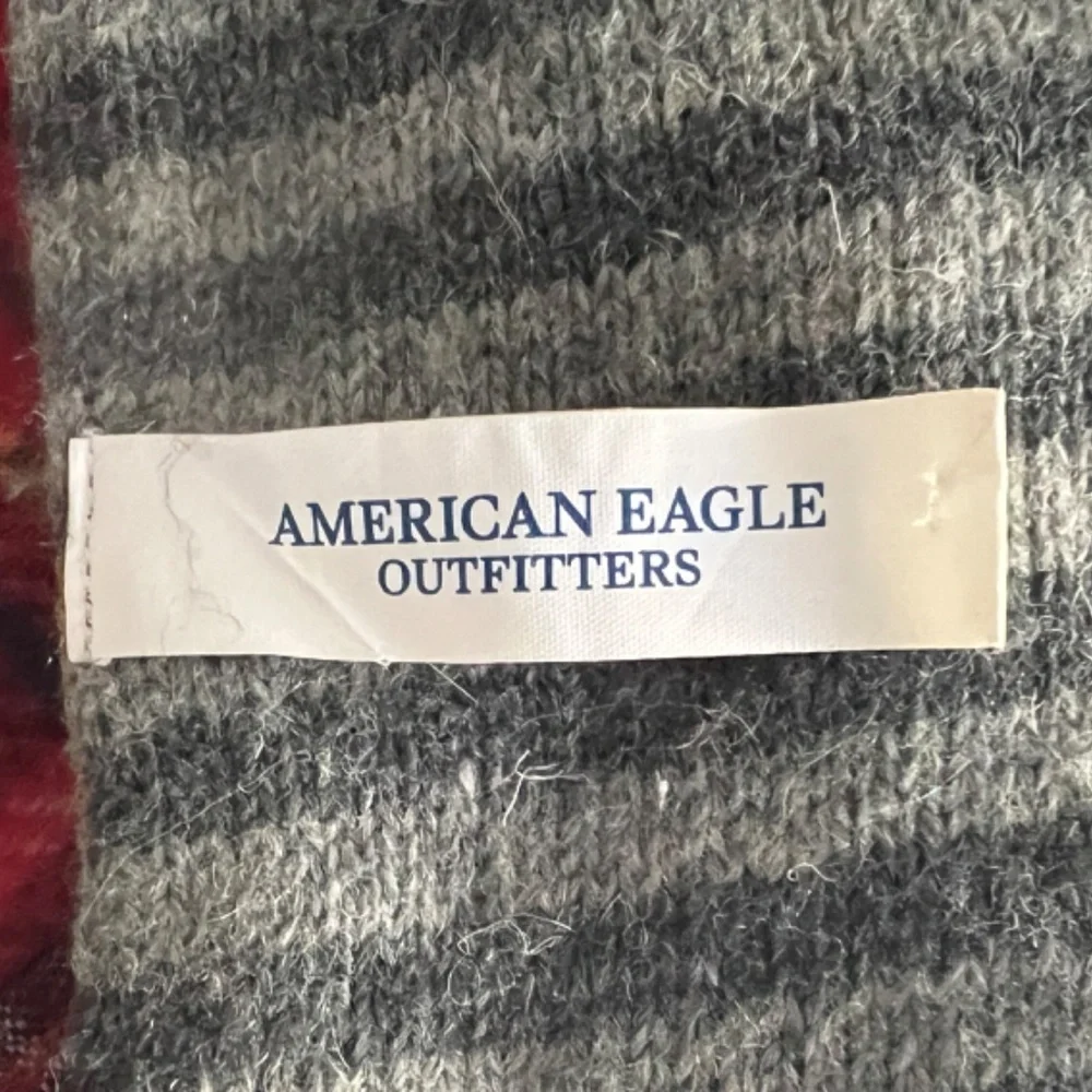 UNIQUE Vintage American Eagle plaid double side scarf-perfect giftstoft and cosy